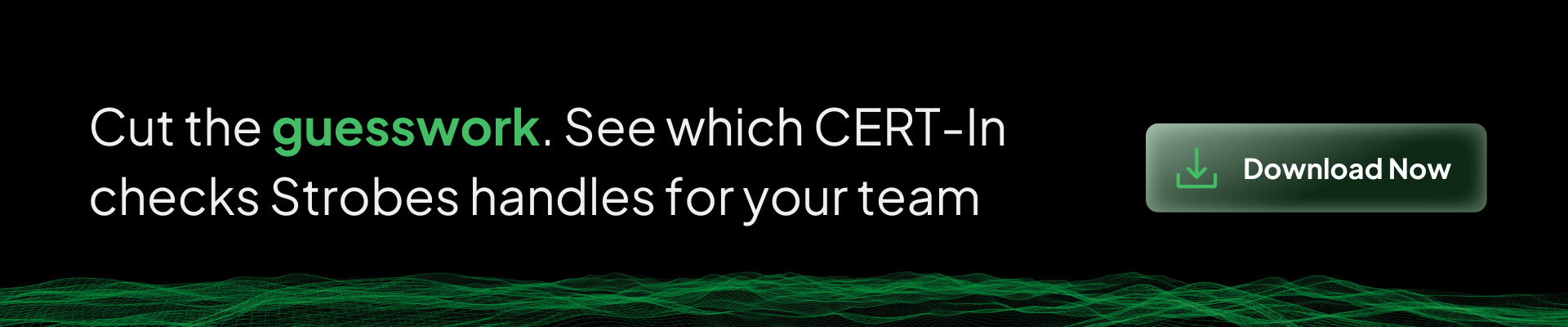 Cut the Guesswork. See which CERT-In checks strobes handles for your team